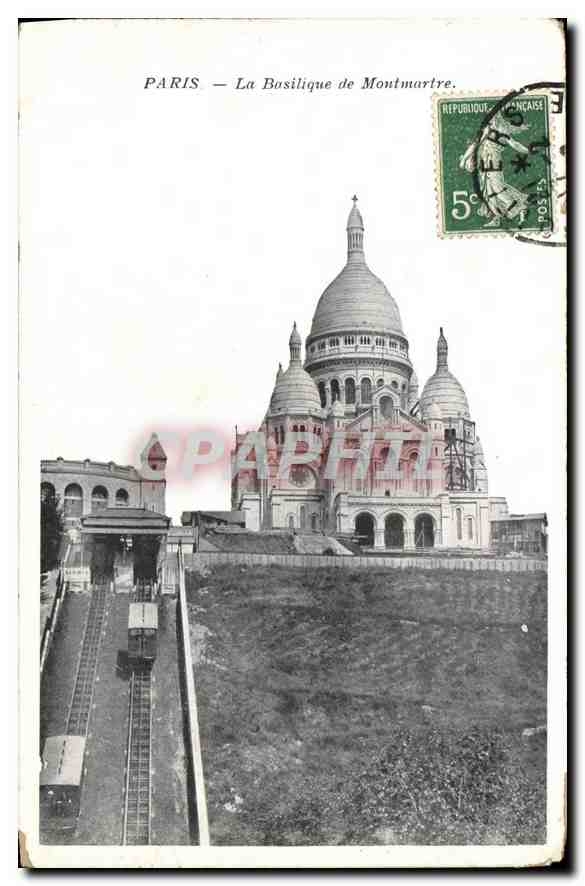 Paris — La Basilique de Montmartre — Éditeur non visible, n° de série non lisible