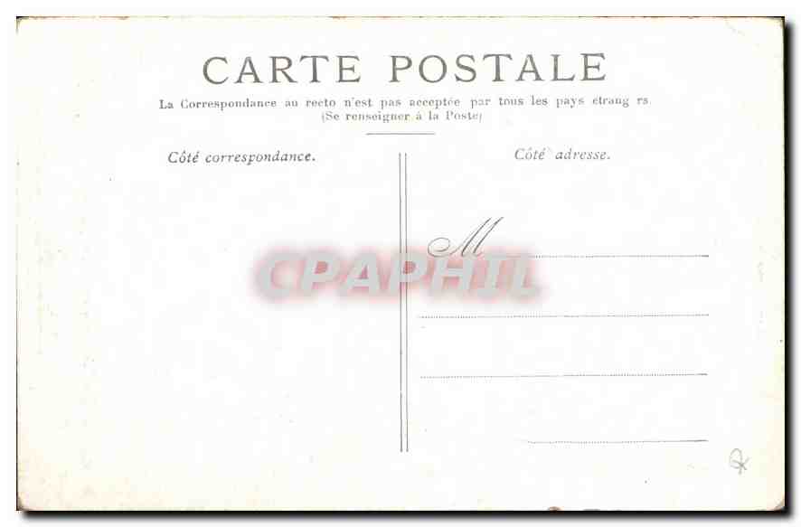 CPA Paris La Basilique de Montmartre — Rückseite