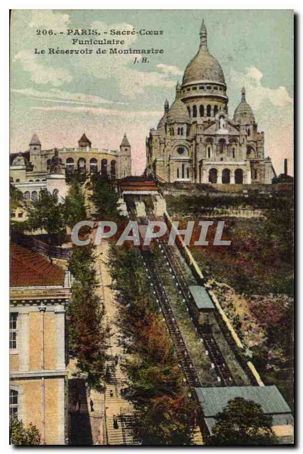 Parijs - Sacré-Cœur - Het Reservoir van Montmartre - J.H. - n°206