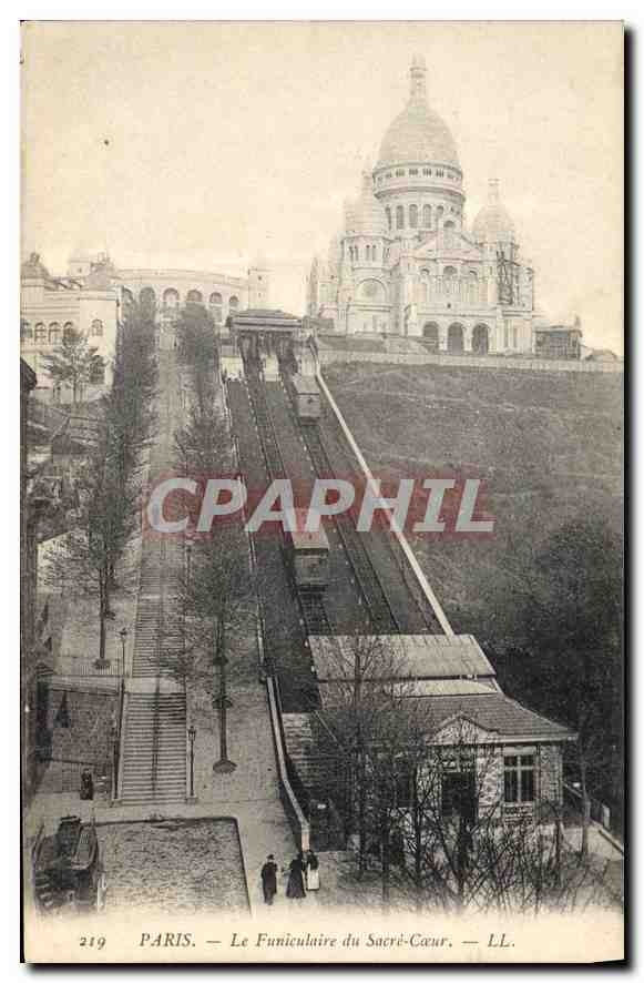 Paris — Le Funiculaire du Sacré-Cœur — LL. n° 219
