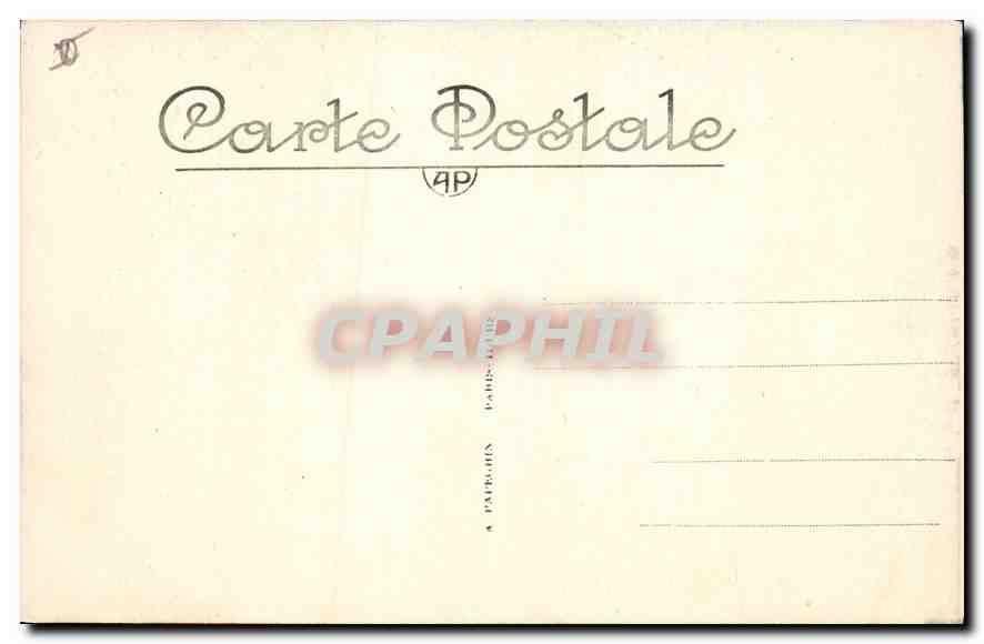 CPA Paris Funiculaire et Basilique du Sacre Coeur de Montmartre — Rückseite