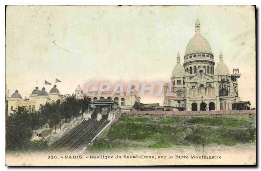 Basilique du Sacré-Cœur, sur la Butte Montmartre — Paris — CPAPHIL n°326