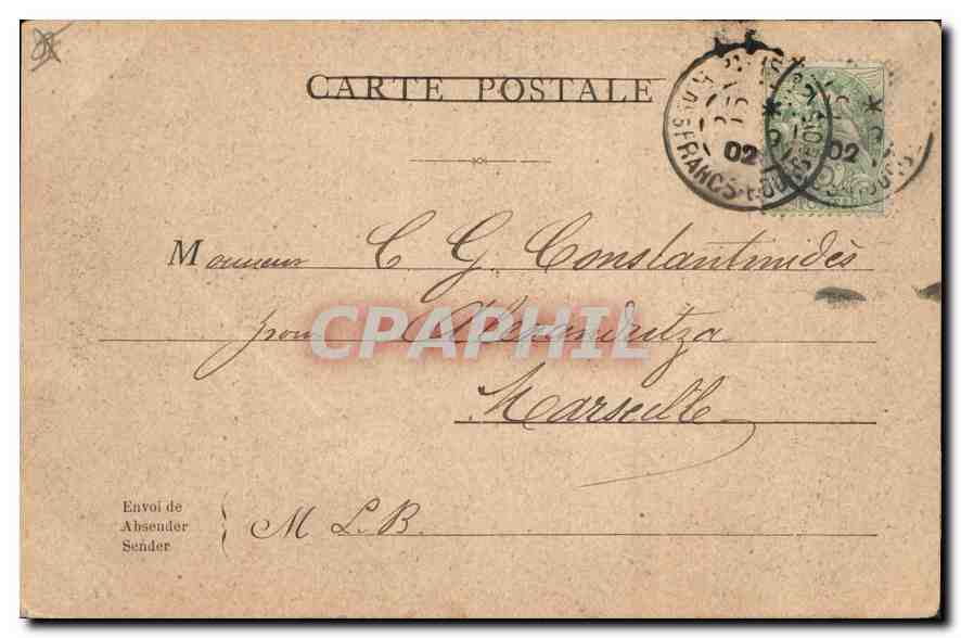 CPA Paris La Basilique de Montmartre — Rückseite