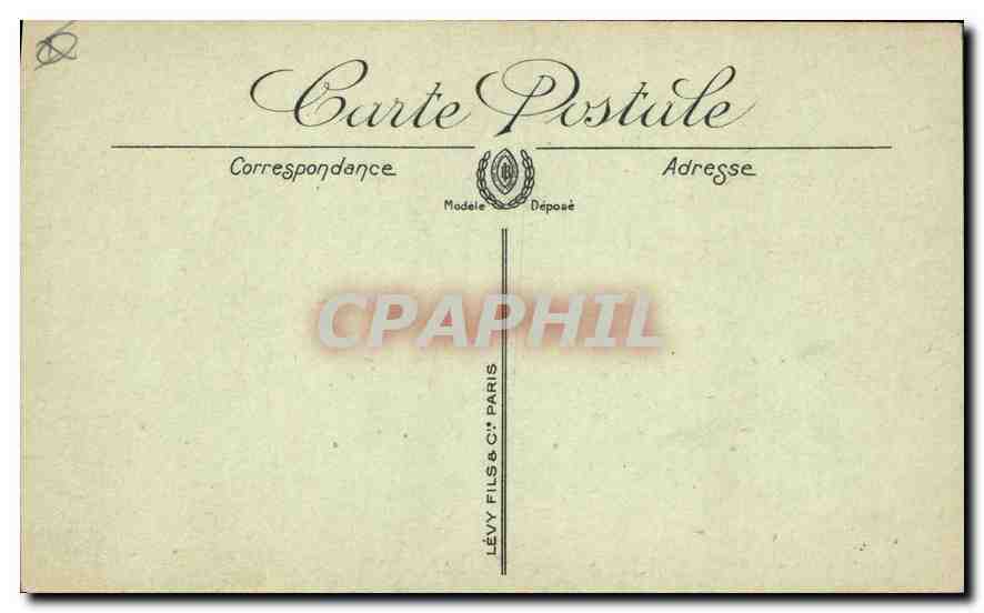 CPA Paris Le Funiculaire et la Basilique de Sacre Coeur de Montmartre — Rückseite