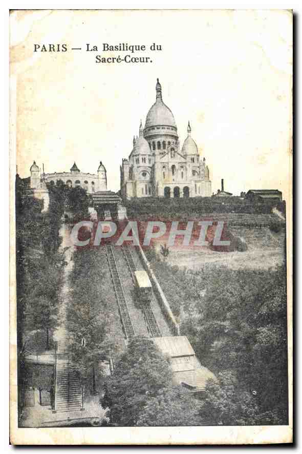 CPA Paris La Basilique du Sacre Coeur