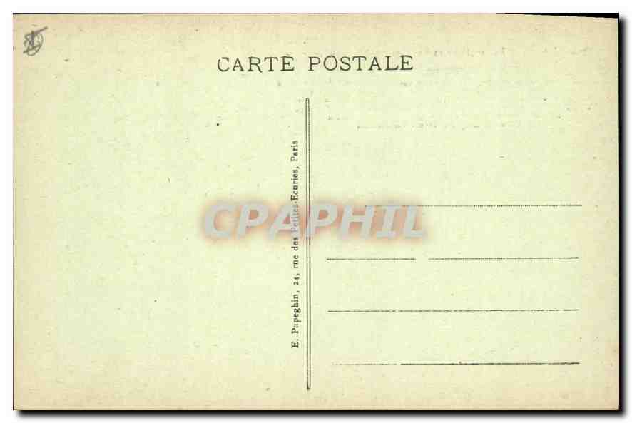 CPA Paris Funiculaire et la Basilique du Sacre Coeur de Montmartre — Rückseite