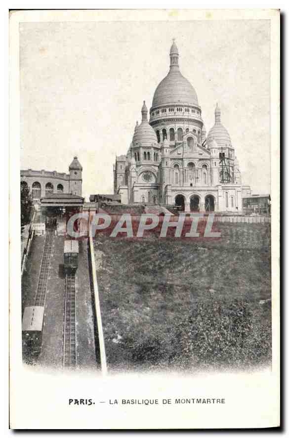 CPA Paris La Basilique de Montmartre
