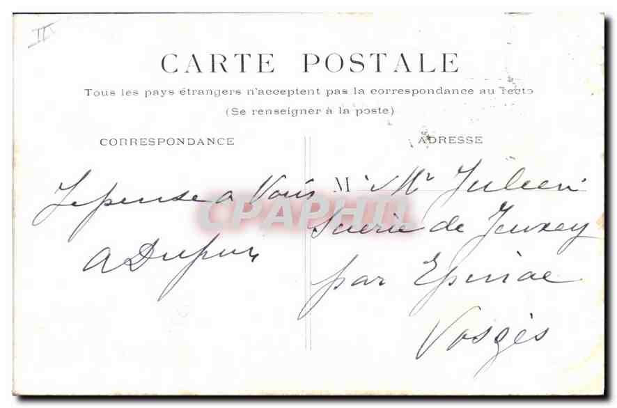 CPA Paris Sacre Coeur de Montmartre Le Funiculaire — Rückseite