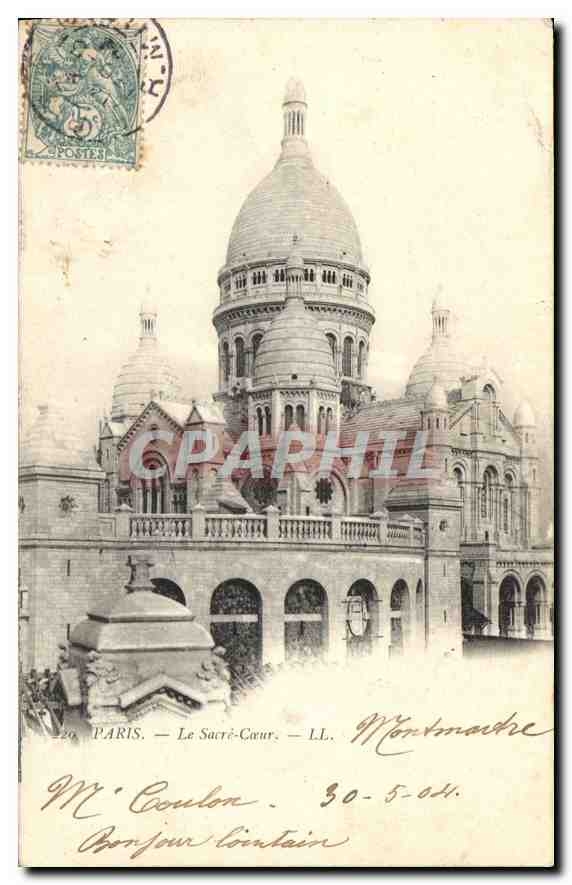 CPA Paris le Sacre Coeur