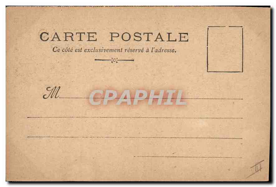 CPA Paris le Sacre Coeur — Rückseite
