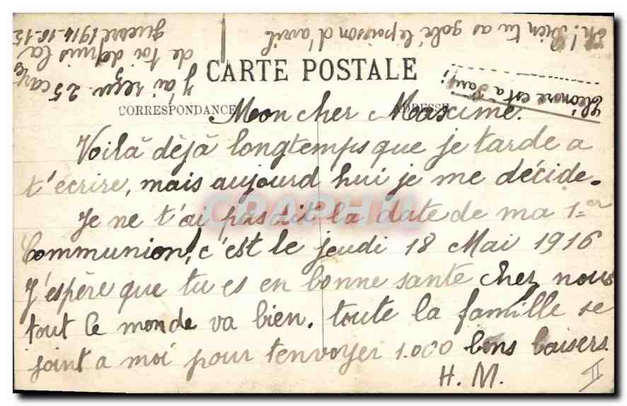 CPA Paris (XVIIIe) Le Funiculaire et la Basilique du Sacre Coeur de Montmartre — Verso