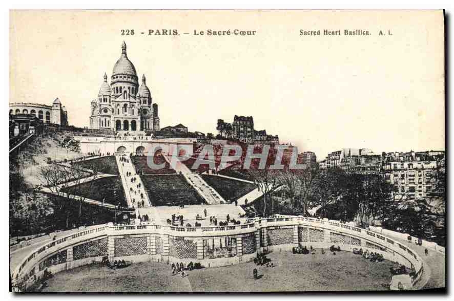 Paris — Le Sacré-Cœur — A. L. (n° 228) - Recto