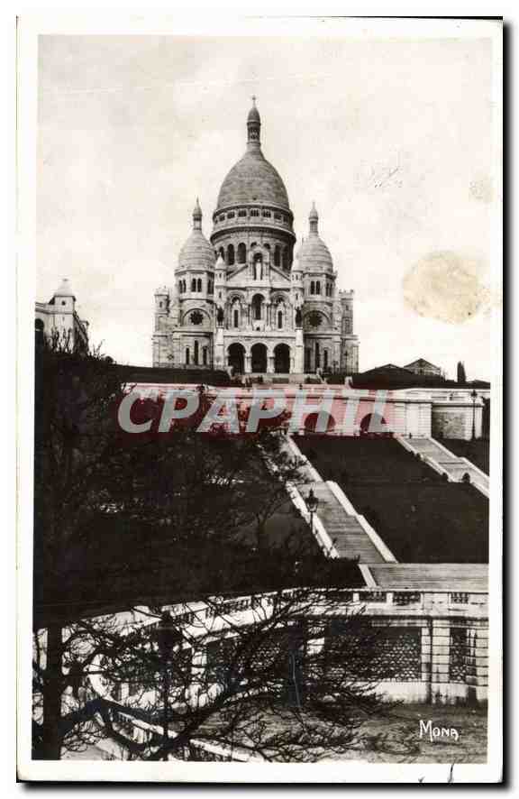 CPA Les Petits Tableaux de Paris La Basilique du Sacre Coeur a Montmartre Oeuvre de L Magne