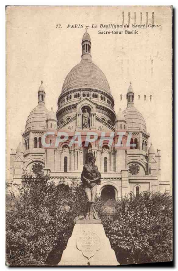 Paris — La Basilique du Sacré-Cœur — Graphphil, n°73