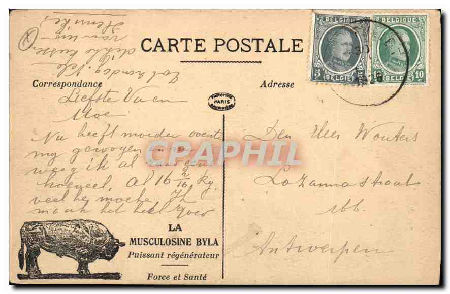 CPA Montmartre la Basilique du Sacre Coeur — Rückseite
