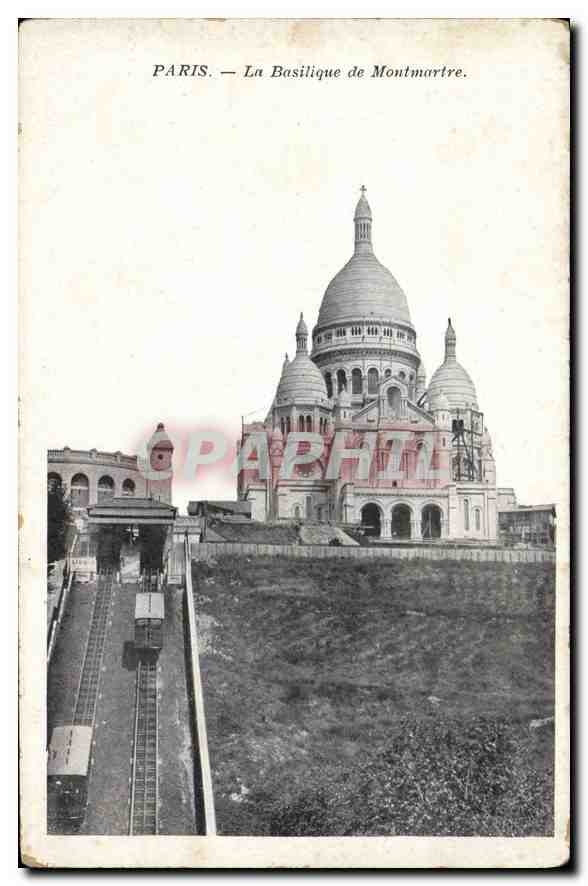 CPA Paris Basilique de Montmartre