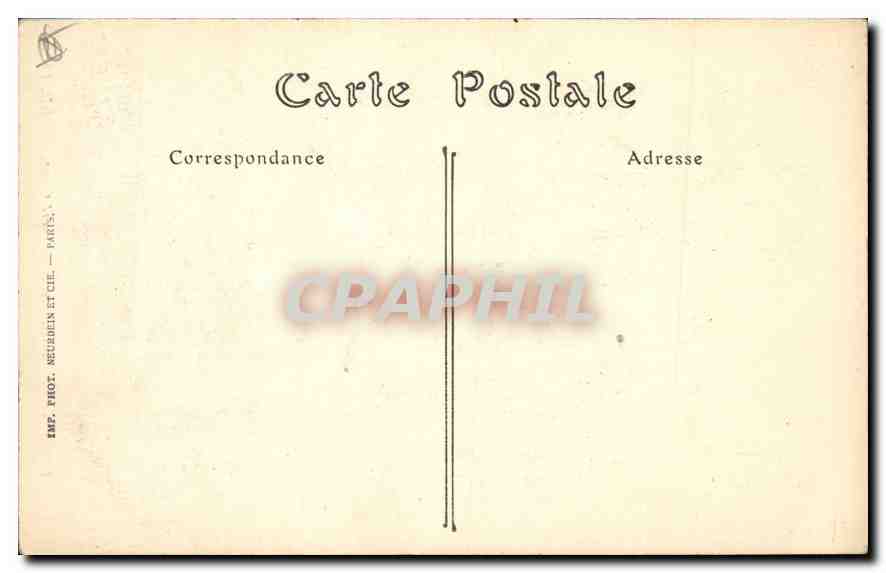 CPA Paris Le Funiculaire et le Sacre Coeur — Rückseite
