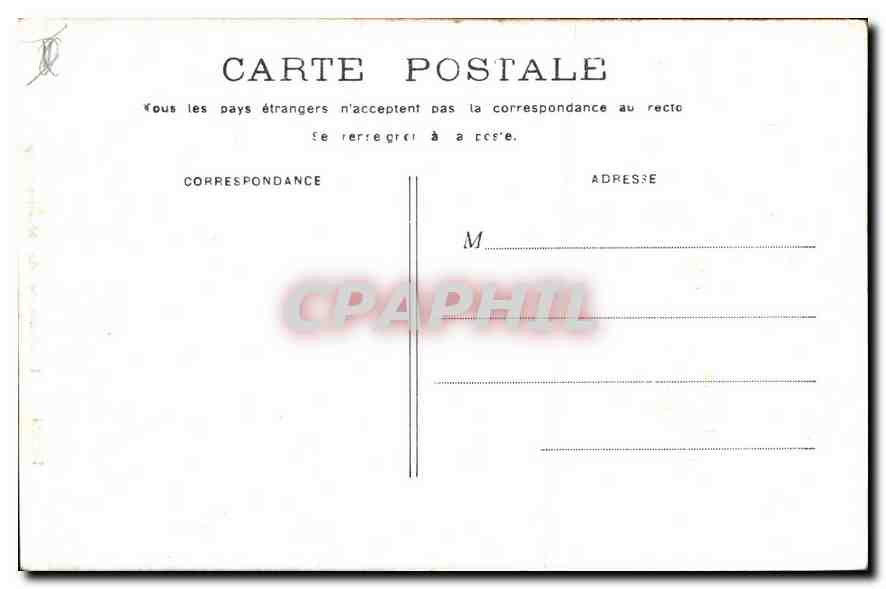 CPA Paris Funiculaire de Montmartr — Rückseite
