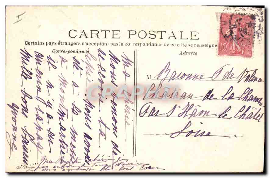 CPA Paris La Butte Montmartre et le Sacre Coeur — Rückseite