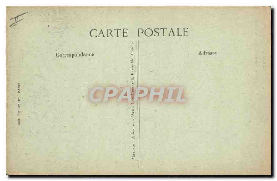 CPA Paris Montmartre Basilique du Sacre Coeur — Rückseite