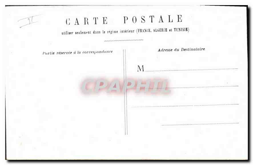 CPA Paris Rue de la Barre (Montmartre) — Rückseite