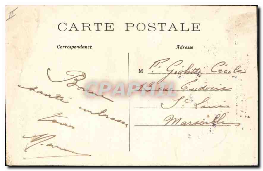 CPA Paris Le Sacre Coeur et le funiculaire de Montmartre — Rückseite
