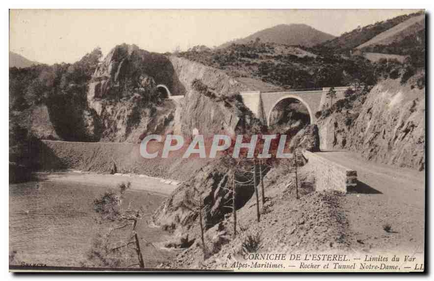 CPA Corniche de l'Esterel Limites du Var Alpes Maritimes