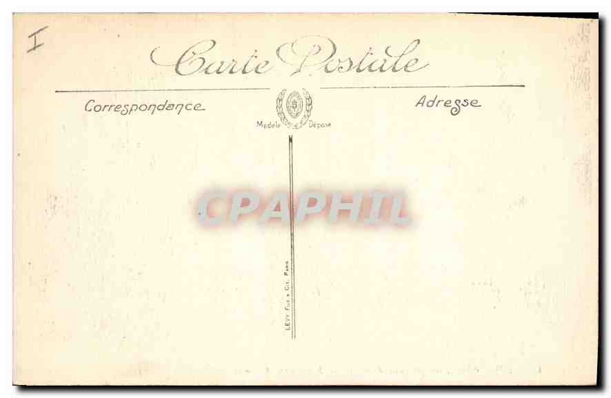 CPA L'Esterel Corniche d'Or La Route pres Antheor — Rückseite
