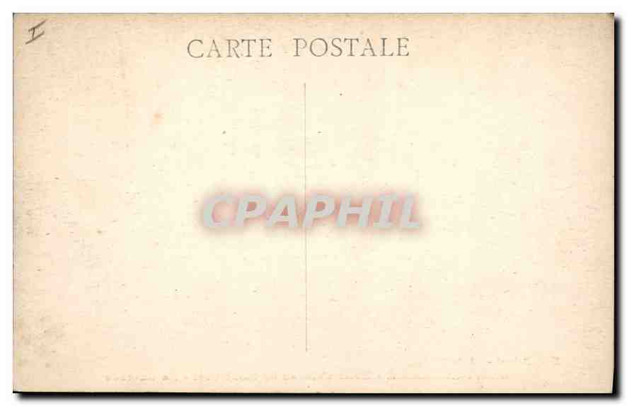 CPA Saint Zacharie Hotel Chateau de Mont Vert La Cascade — Verso