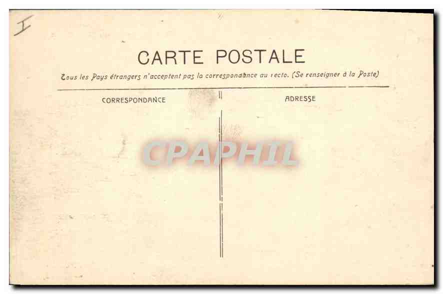 CPA Littoral de Toulon Sur la Route du Cap Brun — Verso