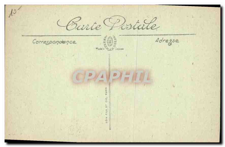 CPA Boulouris Bords de la Mer et Semaphore de Dramon — Rückseite