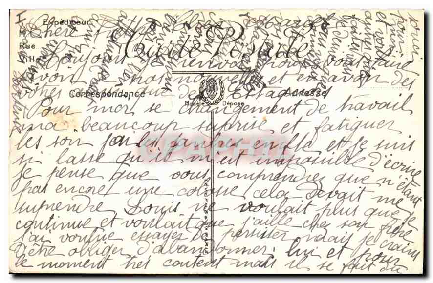 CPA Saint Raphael Le Boulevard Felix Martin — Back