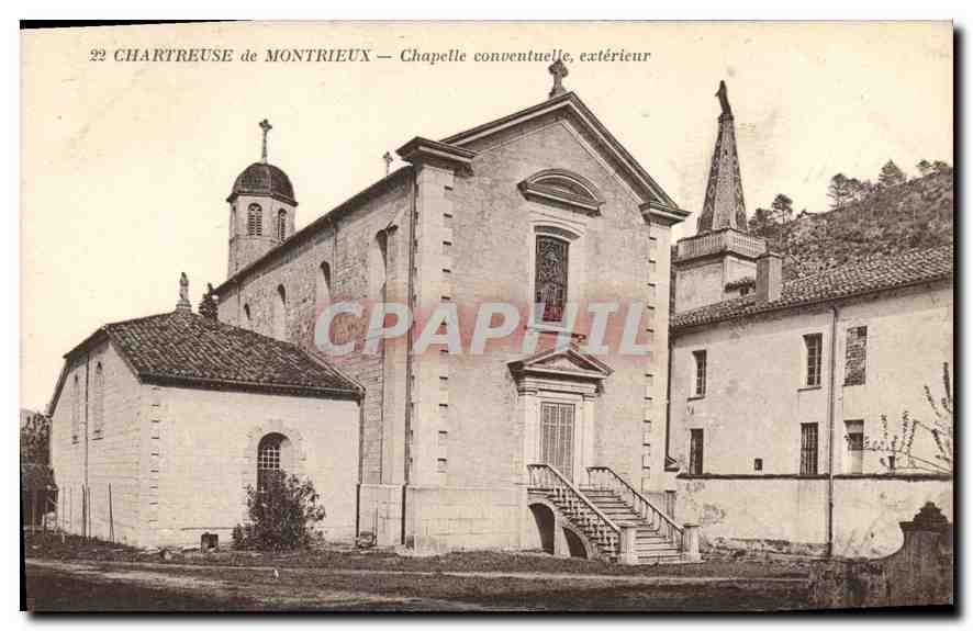 CPA Chartreuse de Montrieux Chapelle conventuelle exterieur