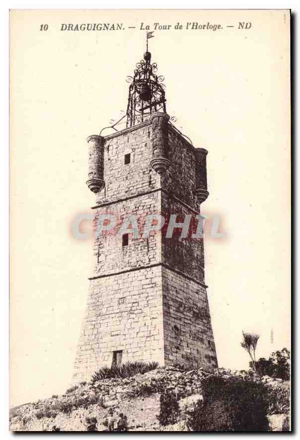 CPA Draguignan La Tour de l'Horloge
