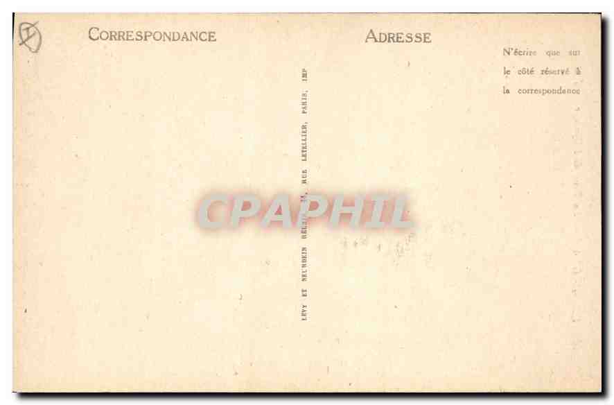 CPA Draguignan La Tour de l'Horloge — Rückseite