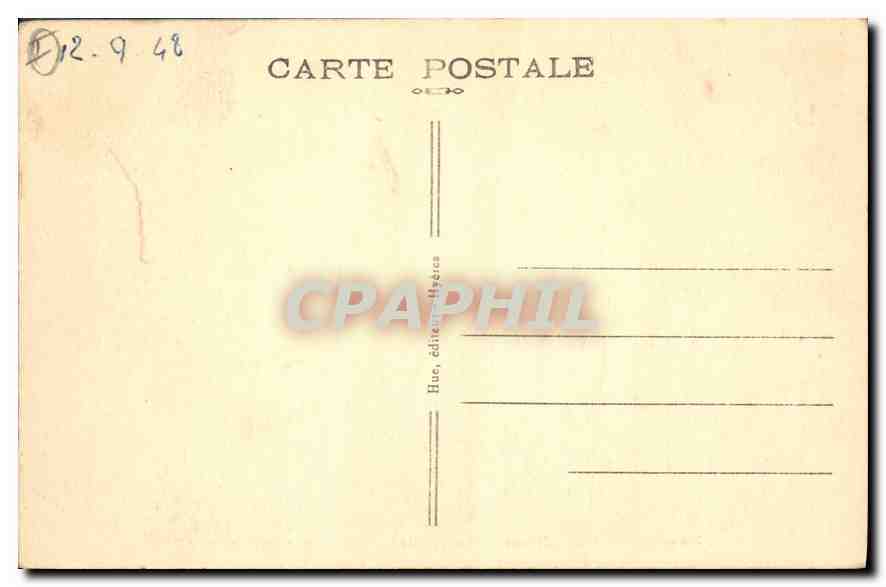 Environs d'Hyères - Giens — Les Pointes du Béton et de la Vignette vues du Niel — Éditeur Blue, n°15 — Rückseite