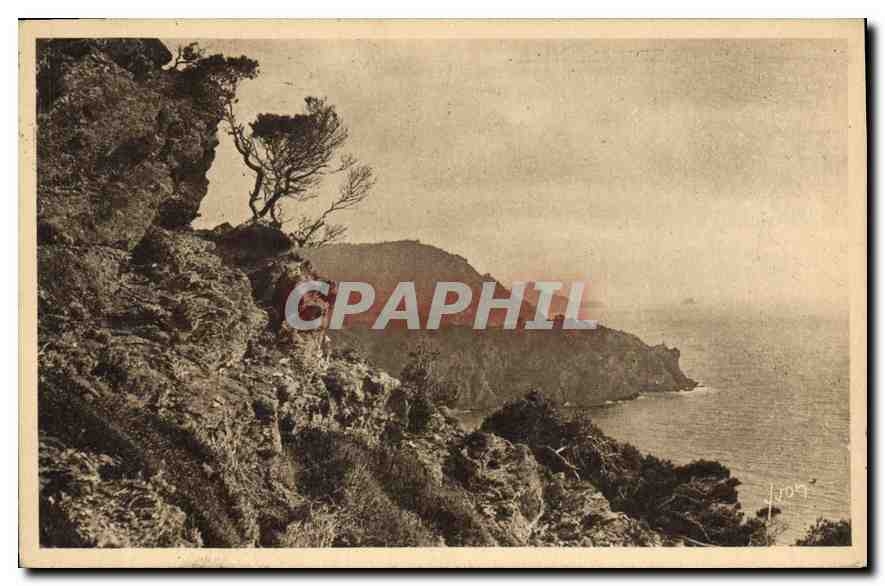 Porquerolles - Vue sur la Pointe de l'Oustaou et le grand Séraine — Les Iles d'Hyères (Var) — Éditions d'Art Martel