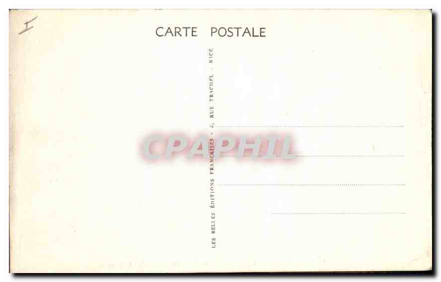 CPA Toulon Cap Brun Promenade au Bord de mer — Verso