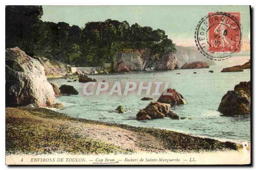 CPA Environs de Toulon Cap Brun Rochers de Sainte Marguerite
