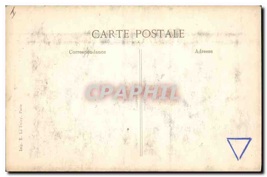CPA Saint Maximin Interieur de la Basilique Bas Relief de Pierre Puget — Verso