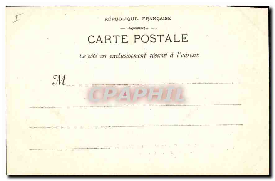 CPA Basilique de Saint Maximin (Var) Chapelle du Cloitre — Verso