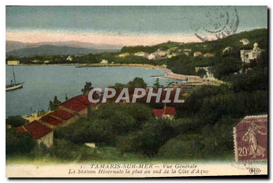 TAMARIS-SUR-MER — Vue Générale — La Station Hivernale la plus au sud de la Côte d'Azur