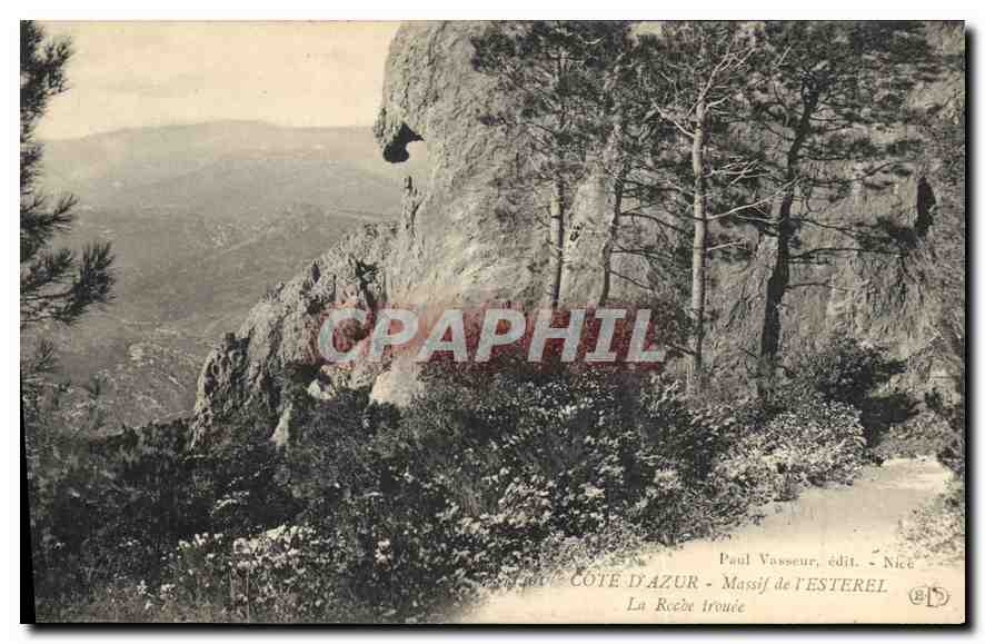 CPA Cote d'Azur Massif de l'Esterel la Roche trouee 