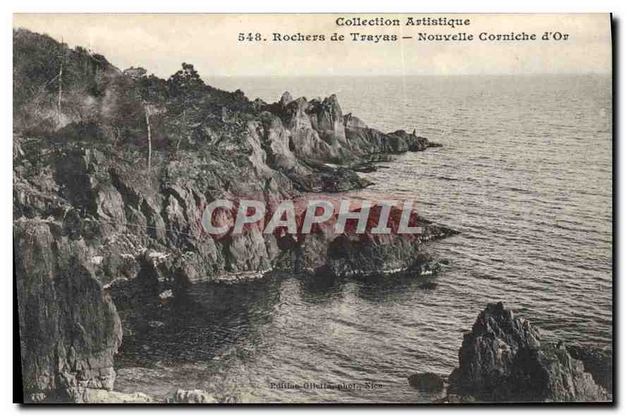 Rochers de Trayas — Neue Goldene Promenade — Künstlerische Sammlung, Nr. 548, Politian Gilletta, Nîmes