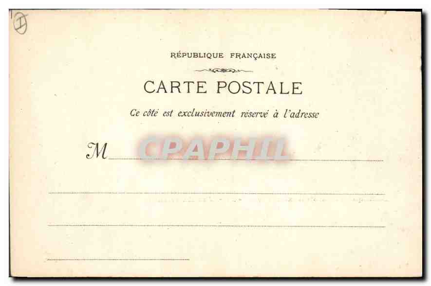 CPA Basilique de Saint Maximin Var vue Exterieure  — Verso