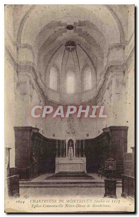 Chartreuse de Montrieu — Église Conventuelle Notre-Dame de Montrieu fondée en 1117 — Éditeur FLDO, n° 2694