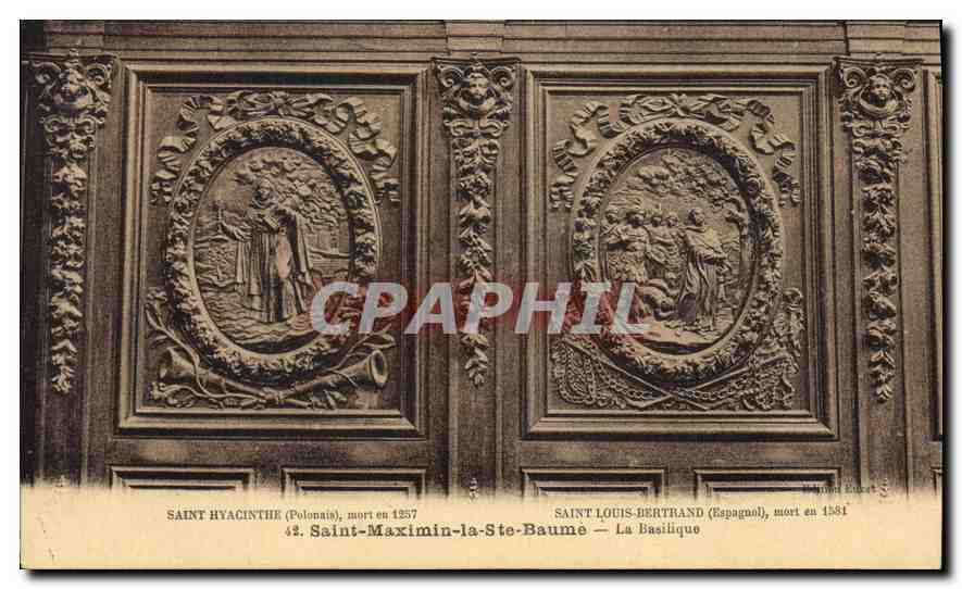 CPA Saint Maximin la Ste Baume La Basilique 