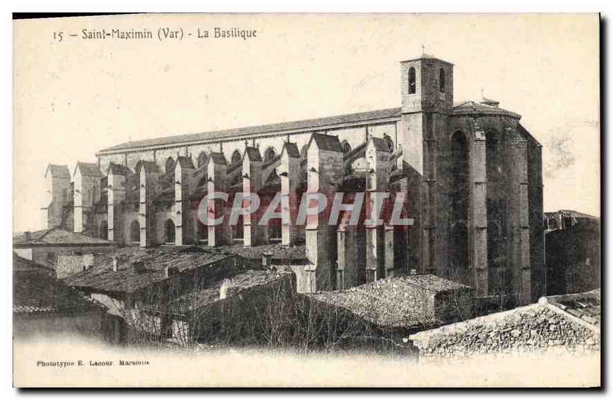 CPA Saint Maximin Var La Basilique 