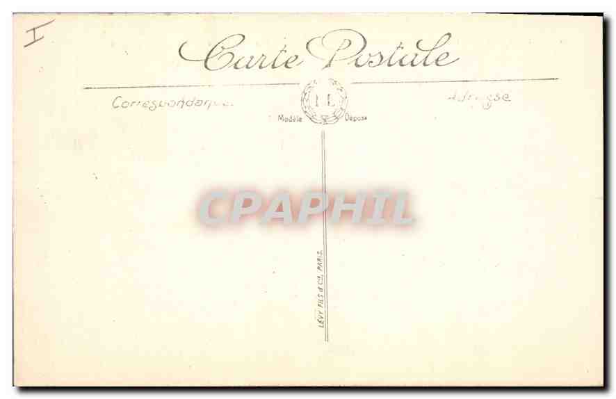 CPA Saint Raphael Le Lion de Terre et le Lion de Mer  — Back