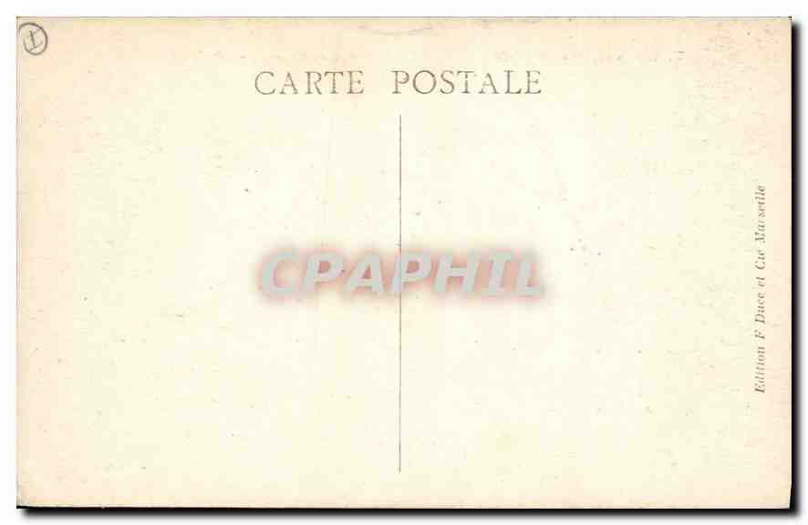 Around MONTRIEUX — Les Aiguilles de Valbelle — Les Tourelles — Édition F. Duce & Cie Marseille — Back